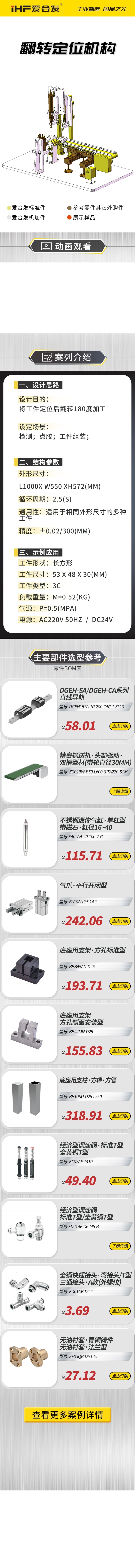 愛合發(fā)：案例介紹，翻轉(zhuǎn)定位機(jī)構(gòu)！
